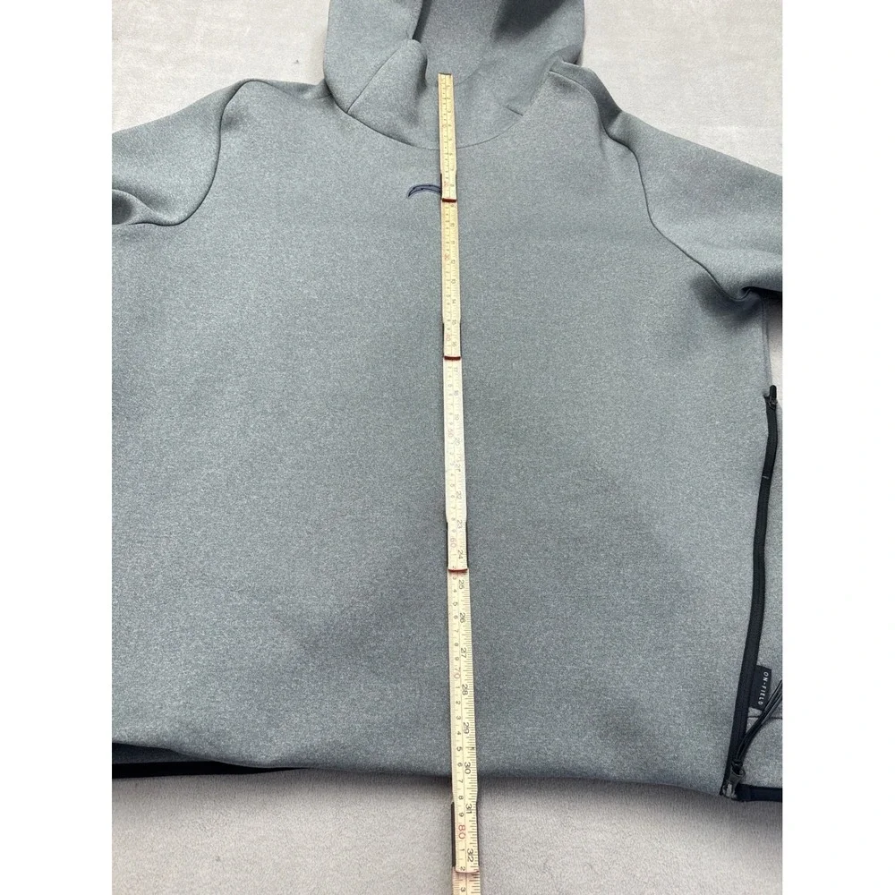 Nike NFL Los Angeles Chargers Grey Short Sleeve Side Zip Hoodie XL Therma Wear